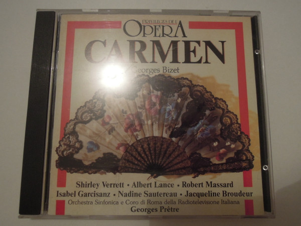 Georges Bizet , Georges Prêtre , Shirley Verrett , Albert Lance , Robert Massard , Isabel Garcisanz , Nadine Sautereau , Jacqueline Broudeur , Coro di Roma della RAI , Orchestra Sinfonica Di Roma Della RAI - Carmen | Editop 2000 Paris (Po-001) Georges Bizet , Georges Prêtre , Shirley Verrett , Albert Lance , Robert Massard , Isabel Garcisanz , Nadine Sautereau , Jacqueline Broudeur , Coro di Roma della RAI , Orchestra Sinfonica Di Roma Della RAI - Carmen | Editop 2000 Paris (Po-001)