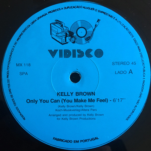 Kelly Brown - Only You Can (You Make Me Feel) | Vidisco (MX 118) - 3