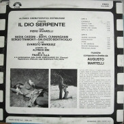 Augusto Martelli - Il Dio Serpente (Colonna Sonora Originale Del Film) | Cinevox Record (CIA 5002) - 2 Augusto Martelli - Il Dio Serpente (Colonna Sonora Originale Del Film) | Cinevox Record (CIA 5002) - 2