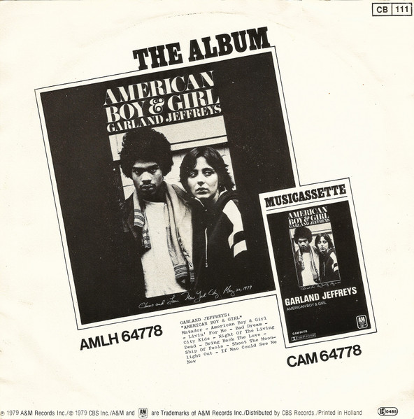 Garland Jeffreys - Matador | A&M Records (AMS 7628) - 2 Garland Jeffreys - Matador | A&M Records (AMS 7628) - 2