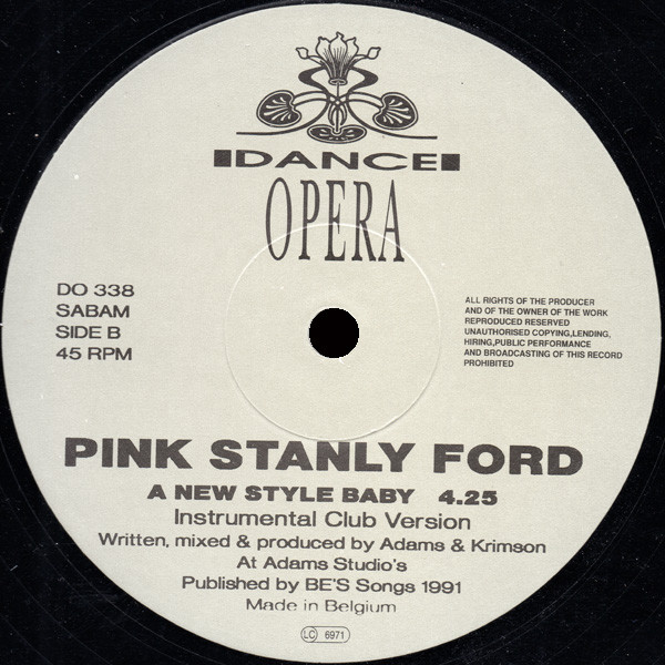 Pink Stanly Ford - A New Style Baby | Dance Opera (DO 338) - 4