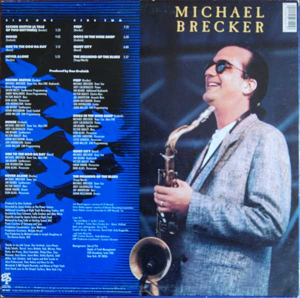 Michael Brecker - Now You See It... (Now You Don't) | GRP (GR-9622) - 2