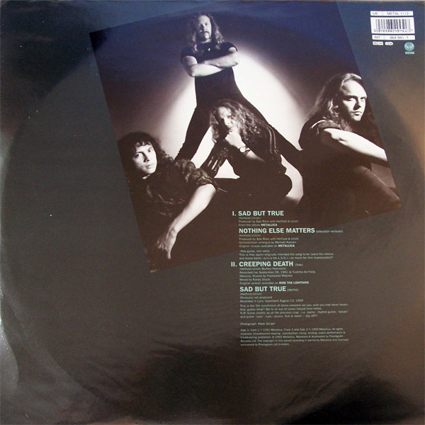 Metallica - Sad But True | Vertigo (METAL 1112) - 3