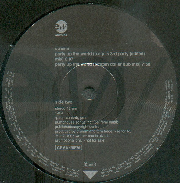 D:Ream - Party Up The World | EastWest (1424) - 2 D:Ream - Party Up The World | EastWest (1424) - 2