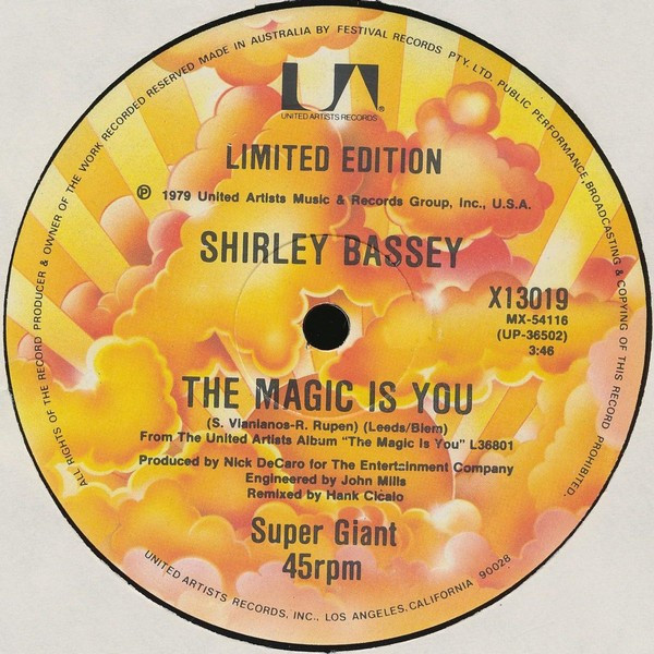 Shirley Bassey - This Is My Life (La Vita) | United Artists Records (X13019) - 2 Shirley Bassey - This Is My Life (La Vita) | United Artists Records (X13019) - 2