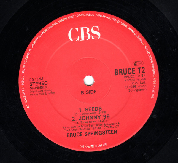 Bruce Springsteen & The E-Street Band - Born To Run (Live) | CBS (BRUCE T2) - 4