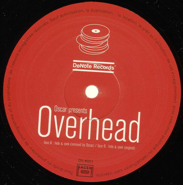 Overhead - Hide & Seek | Denote Records (DN 001) - 2