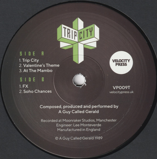A Guy Called Gerald - Trip City | Velocity Press (VP009T) - 3