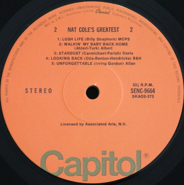Nat King Cole - Nat King Coles Greatest! | DRUM (DRUM 8022) - 4 Nat King Cole - Nat King Coles Greatest! | DRUM (DRUM 8022) - 4