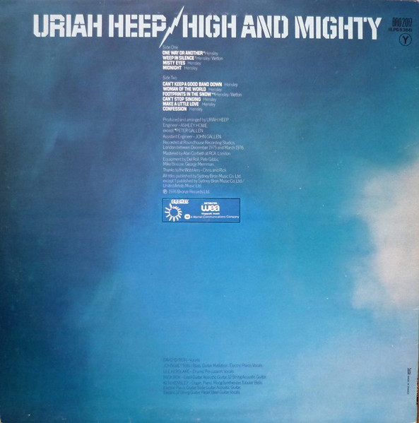 Uriah Heep - High And Mighty | Bronze (BRO 2017) - 2