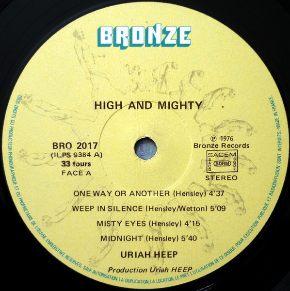 Uriah Heep - High And Mighty | Bronze (BRO 2017) - 3