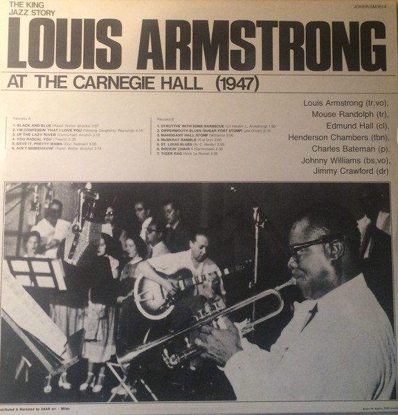 Louis Armstrong - At The Carnegie Hall | Joker (SM3614) - 2 Louis Armstrong - At The Carnegie Hall | Joker (SM3614) - 2