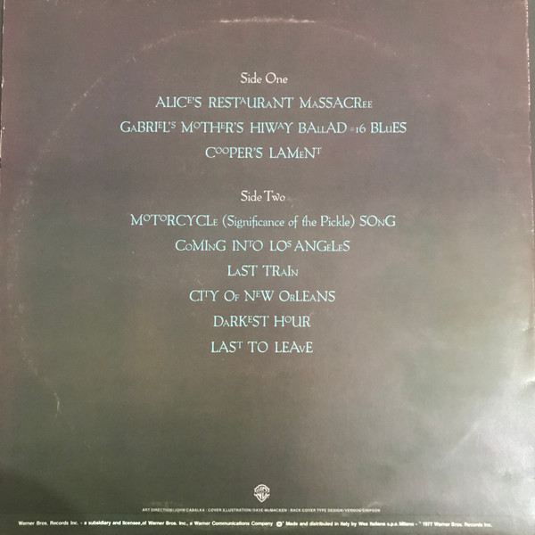 Arlo Guthrie - The Best Of Arlo Guthrie | Warner Bros. Records (W 56431) - 2 Arlo Guthrie - The Best Of Arlo Guthrie | Warner Bros. Records (W 56431) - 2
