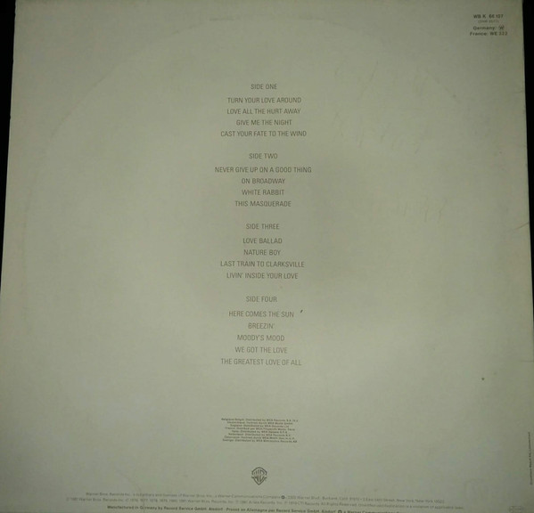 George Benson - The George Benson Collection | Warner Bros. Records (WB K 66 107) - 2