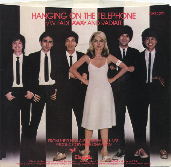 Blondie - Hanging On The Telephone | Chrysalis (CHS2271) - 2