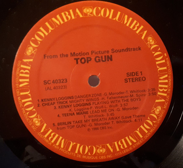 Various - Top Gun Original Motion Picture Soundtrack | Columbia (SC 40323) - 3 Various - Top Gun Original Motion Picture Soundtrack | Columbia (SC 40323) - 3