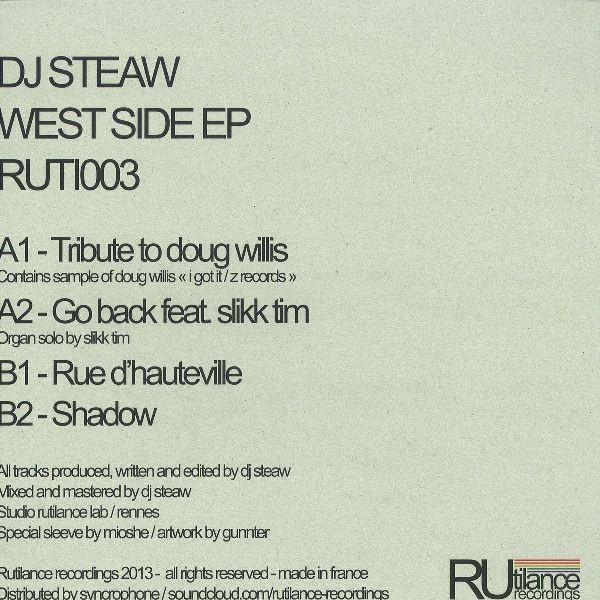 DJ Steaw - West Side EP | Rutilance Recordings (ruti003) - 3