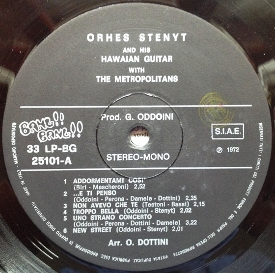 Orhes Stenyt With The Metropolitans - Orhes Stenyt And His Hawaian Guitar With The Metropolitans | Bang!! Bang!! (LP-BG 25101) - 3 Orhes Stenyt With The Metropolitans - Orhes Stenyt And His Hawaian Guitar With The Metropolitans | Bang!! Bang!! (LP-BG 25101) - 3