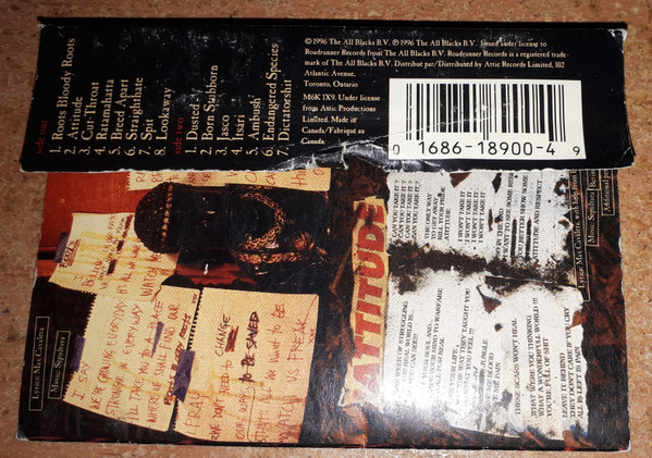 Sepultura - Roots [Cassette] | Roadrunner Records (RR 8900-4) - 4