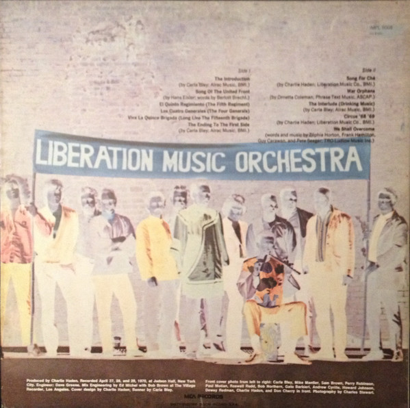 Charlie Haden - Liberation Music Orchestra | ABC Impulse! (IMPL 5008) - 4 Charlie Haden - Liberation Music Orchestra | ABC Impulse! (IMPL 5008) - 4