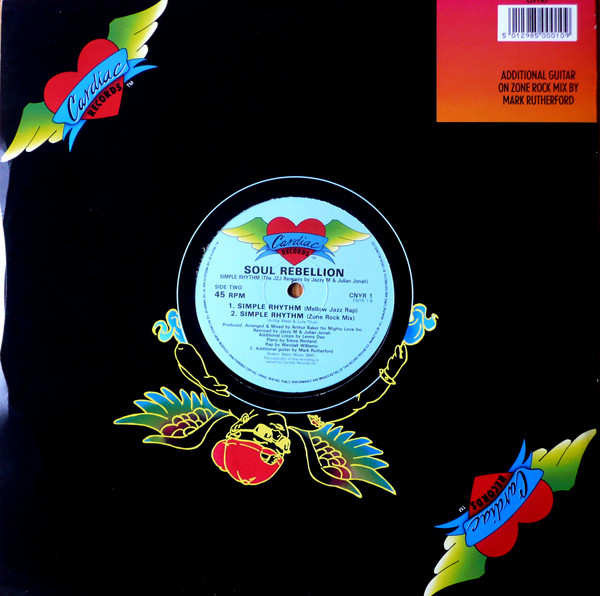 Soul Rebellion - Simple Rhythm (The JZJ Remixes) | Cardiac Records (CNYR 1) - 2 Soul Rebellion - Simple Rhythm (The JZJ Remixes) | Cardiac Records (CNYR 1) - 2