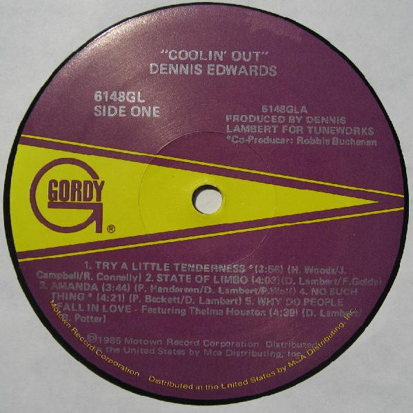 Dennis Edwards - Coolin' Out | Gordy (6148GL) - 3 Dennis Edwards - Coolin' Out | Gordy (6148GL) - 3