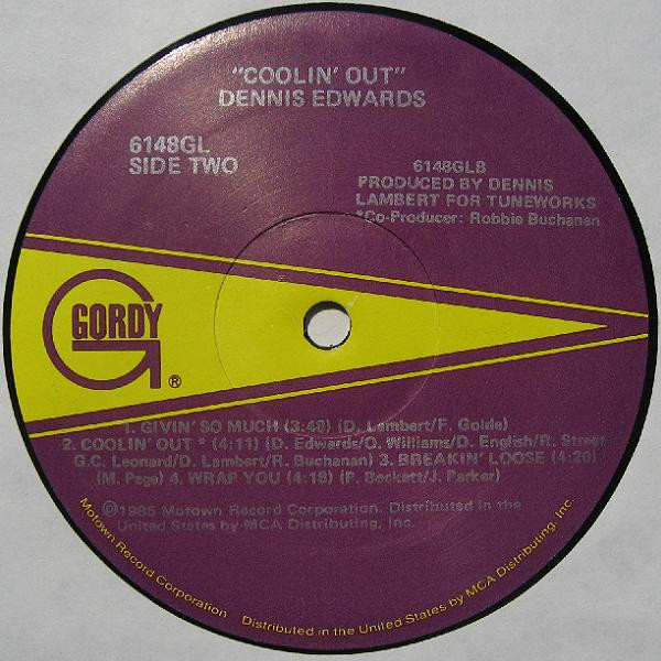 Dennis Edwards - Coolin' Out | Gordy (6148GL) - 4 Dennis Edwards - Coolin' Out | Gordy (6148GL) - 4
