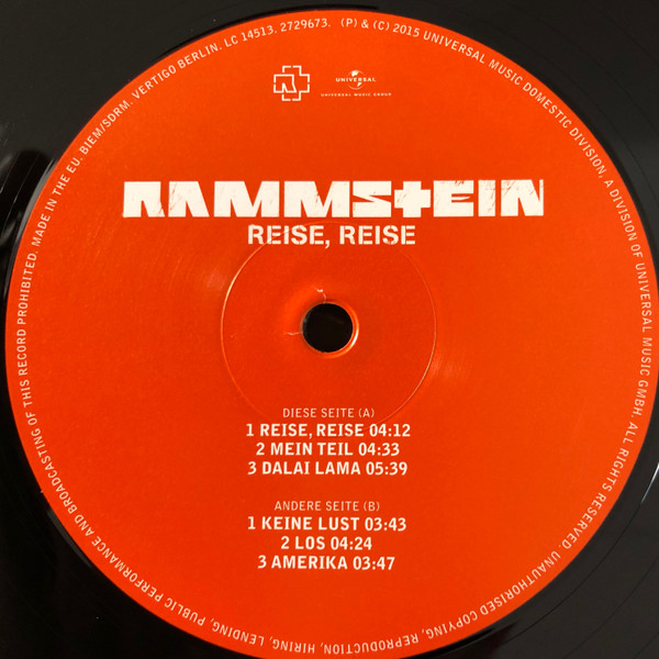 Rammstein - Reise, Reise | Universal Music Group (2729672) - 4