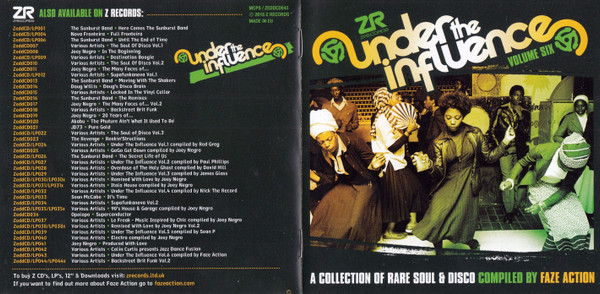 Faze Action - Under The Influence Volume Six (A Collection Of Rare Soul & Disco) | Z Records (ZEDDCD043) - 4