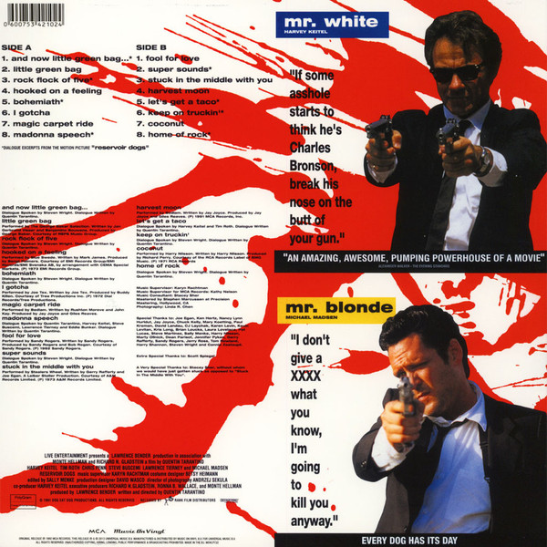 Various - Reservoir Dogs (Music From The Original Motion Picture Soundtrack) | Music On Vinyl (MOVLP722) - main