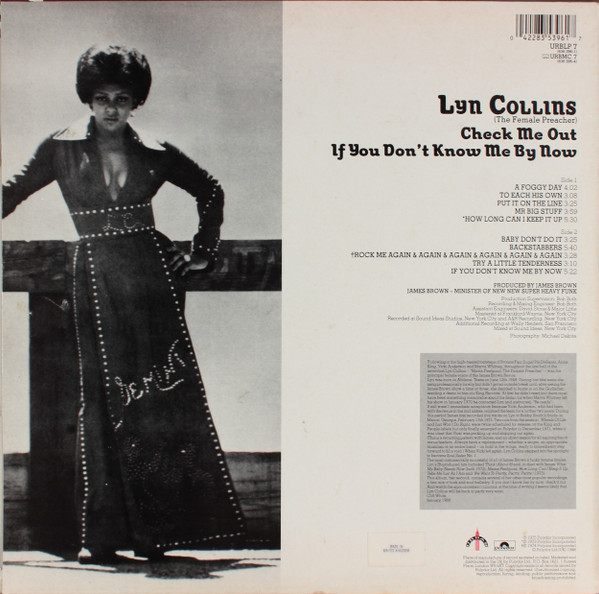 Lyn Collins - Check Me Out If You Don't Know Me By Now | Urban (URBLP 7) - 2 Lyn Collins - Check Me Out If You Don't Know Me By Now | Urban (URBLP 7) - 2
