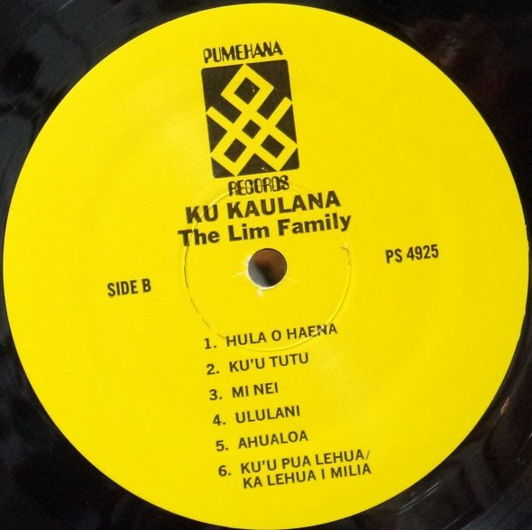 The Lim Family - Ku Kaulana | Pumehana Records (PS 4925) - 4