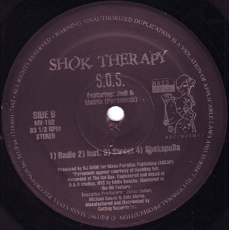 Shok Therapy - Padlock / S.O.S. | Mass Vinyl Recordings (MV 102) - 4 Shok Therapy - Padlock / S.O.S. | Mass Vinyl Recordings (MV 102) - 4