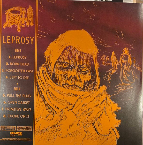 Death - Leprosy [Vinyl] | Relapse Records (RR7228) - 2