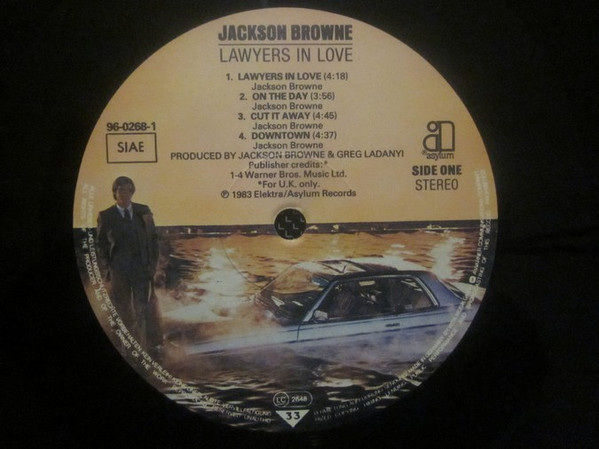 Jackson Browne - Lawyers In Love | Asylum Records (96-0268-1) - 3 Jackson Browne - Lawyers In Love | Asylum Records (96-0268-1) - 3