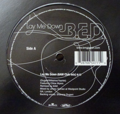 B.E.D. - Lay Me Down | BMG (82876 65477 1) - main
