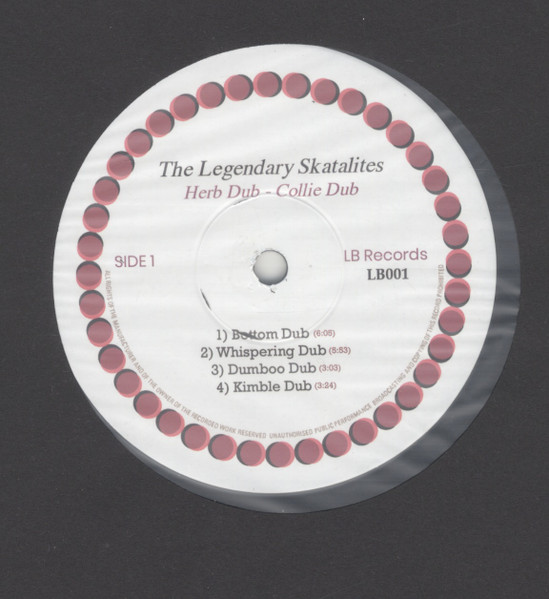 The Skatalites - Herb Dub - Collie Dub | LB Records (LB 001) - 3