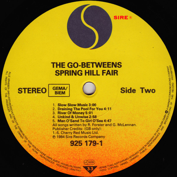 The Go-Betweens - Spring Hill Fair | Sire (925 179-1) - 4