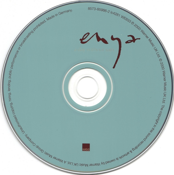 Enya - A Day Without Rain | WEA (8573-85986-2) - 3