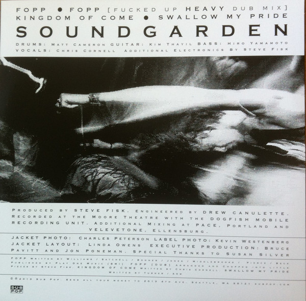 Soundgarden - Screaming Life / Fopp | Sub Pop (SP1065) - 3