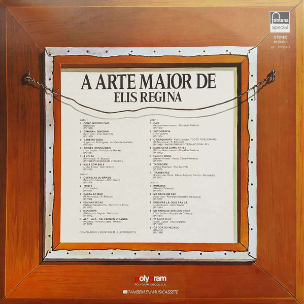 Elis Regina - A Arte Maior De Elis Regina | Fontana (812939-1) - 4
