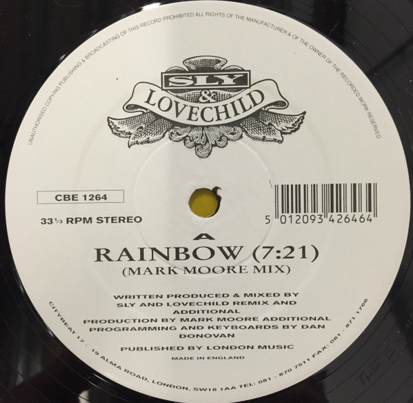 Sly & Lovechild - Rainbow | City Beat (CBE 1264) - 2