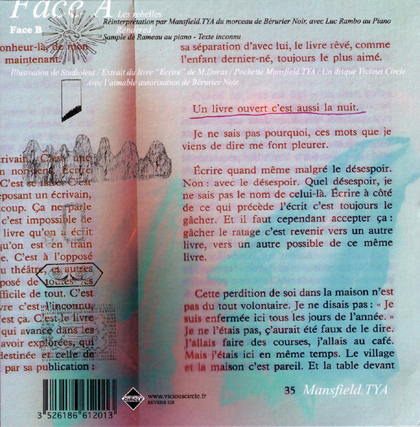 Mansfield.TYA - "La Jungle Nous Appelle" Dit-Elle | Vicious Circle (REVERB 120) - 2