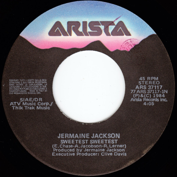 Jermaine Jackson - Sweetest Sweetest | Arista (ARS 37117) - 3