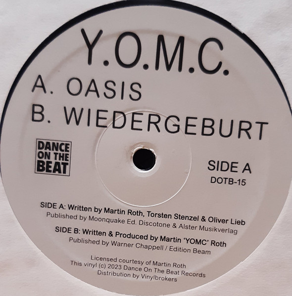 Y.O.M.C. - Oasis / Wiedergeburt | Dance On The Beat (DOTB-15) - 2 Y.O.M.C. - Oasis / Wiedergeburt | Dance On The Beat (DOTB-15) - 2