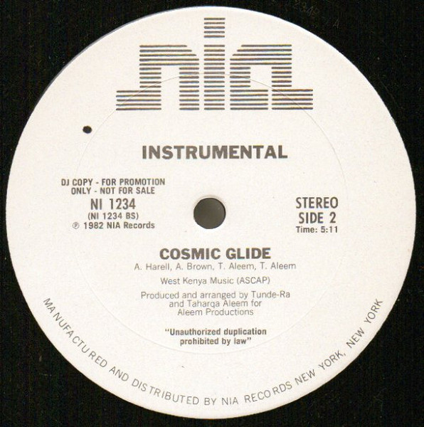 Captain Rock - Cosmic Glide | NIA Records (NI 1234) - 2