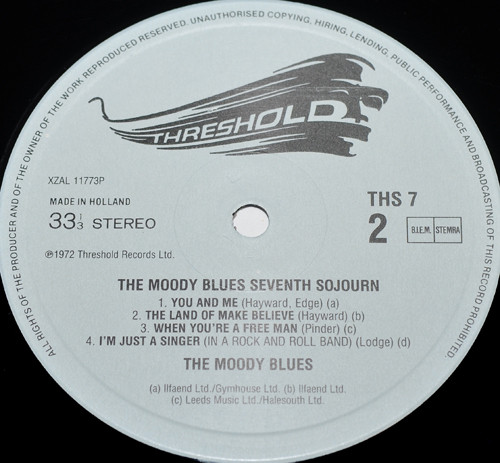 The Moody Blues - Seventh Sojourn | Threshold (THS 7) - main