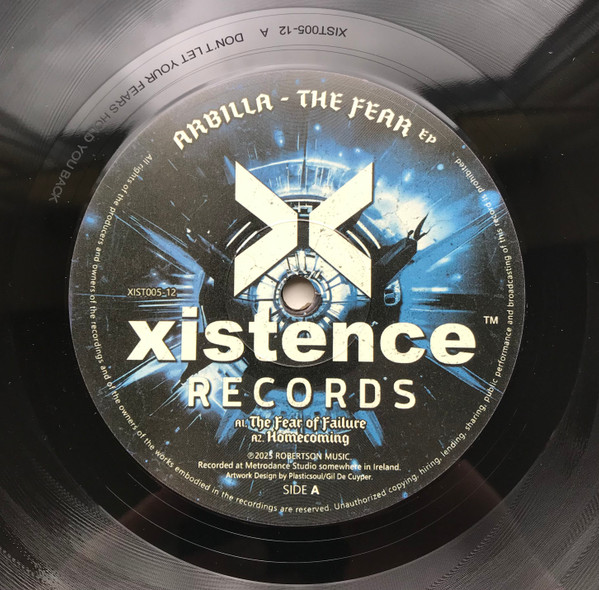 Arbilla - The Fear EP | Xistence Records (XIST005-12) - main