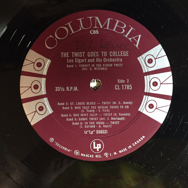 Les Elgart And His Orchestra - The Twist Goes To College | Columbia (CL 1785) - 4 Les Elgart And His Orchestra - The Twist Goes To College | Columbia (CL 1785) - 4