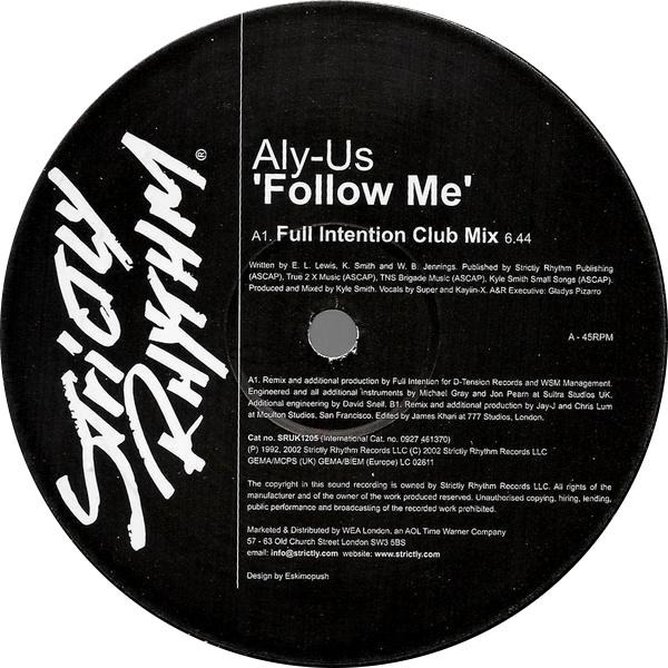 Aly-Us - Follow Me | Strictly Rhythm (SRUK1205) - 3